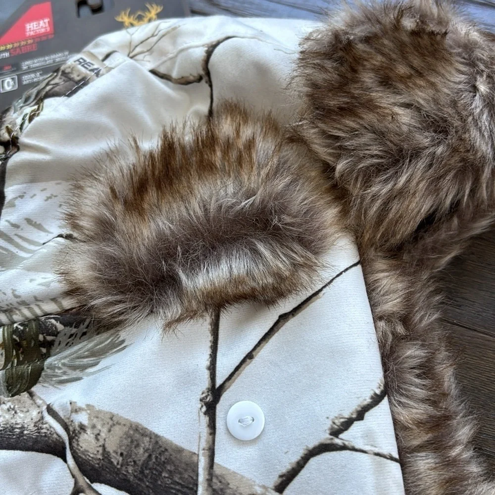 Realtree Hot Shot Heat Factor 3, 3M thinsulate Odor-X,earflap fur lined,trapper